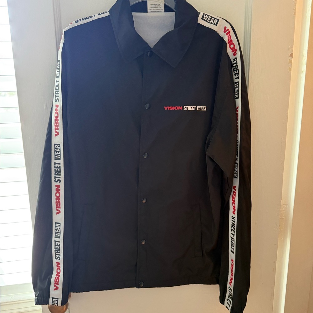 Men’s Vision Street Wear Nylon Jacket, Size Large